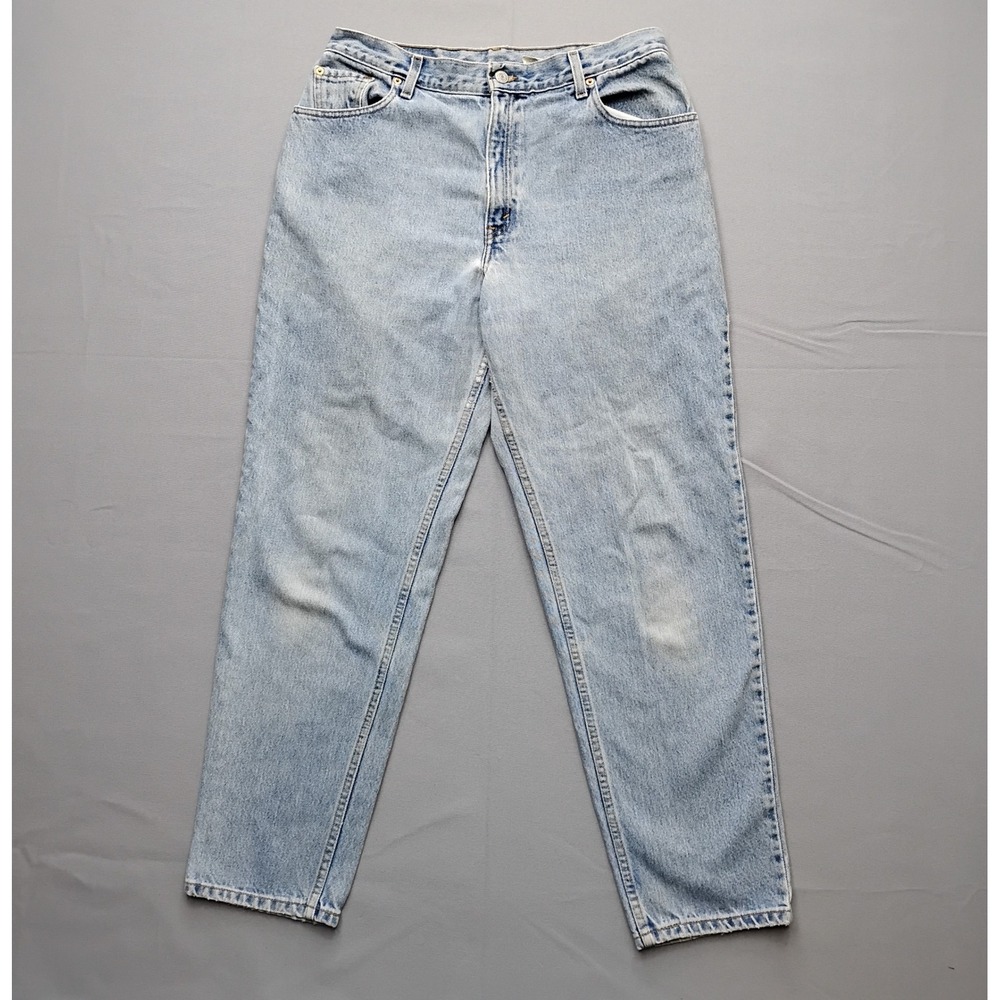 Levis 550 Vintage Womens 14 Reg Light Wash‎ Relaxed Fit Tapered Leg Jeans